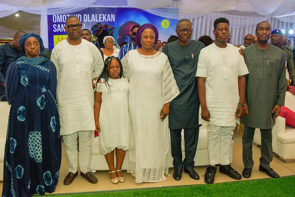 GOVERNOR SANWO-OLU AT THE SERVICE OF SONGS/TRIBUTE OF HIS LATE SENIOR SPECIAL ASSISTANT, OMOTAYO SANYAOLU